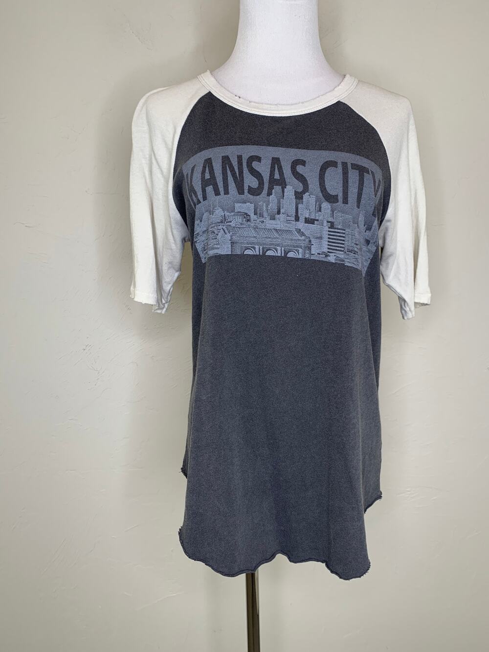 Kansas City Baseball Tee Union Station Sz Medium Casual Boho
